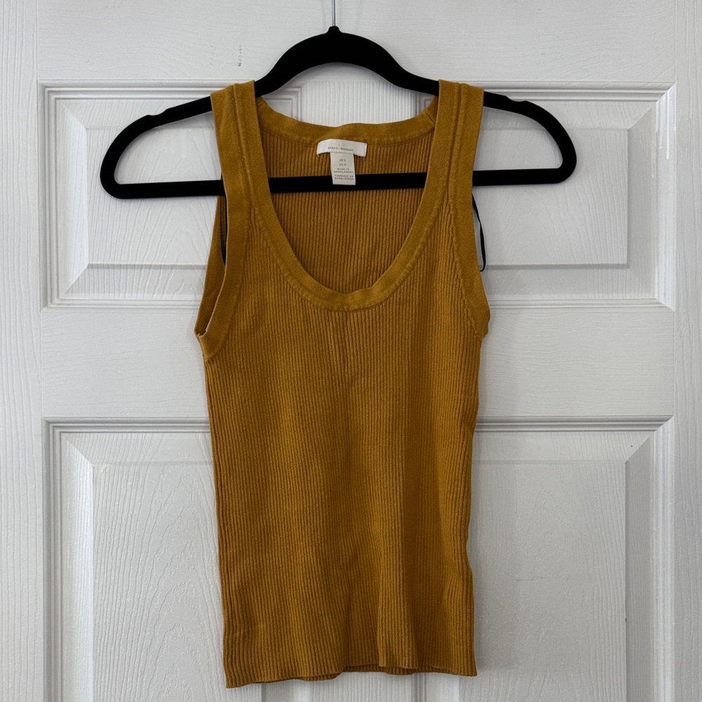 H&M Mustard Yellow Tank Top